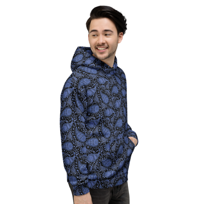 Paisley Field Hoodie - Unisex Comfort and Style for Every Occasion - Wylodesigns
