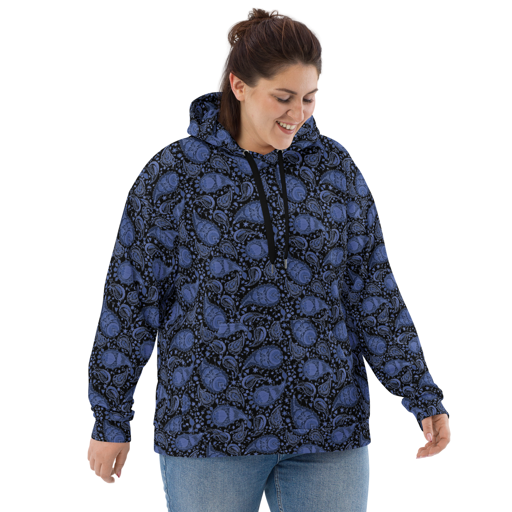 Paisley Field Hoodie - Unisex Comfort and Style for Every Occasion - Wylodesigns