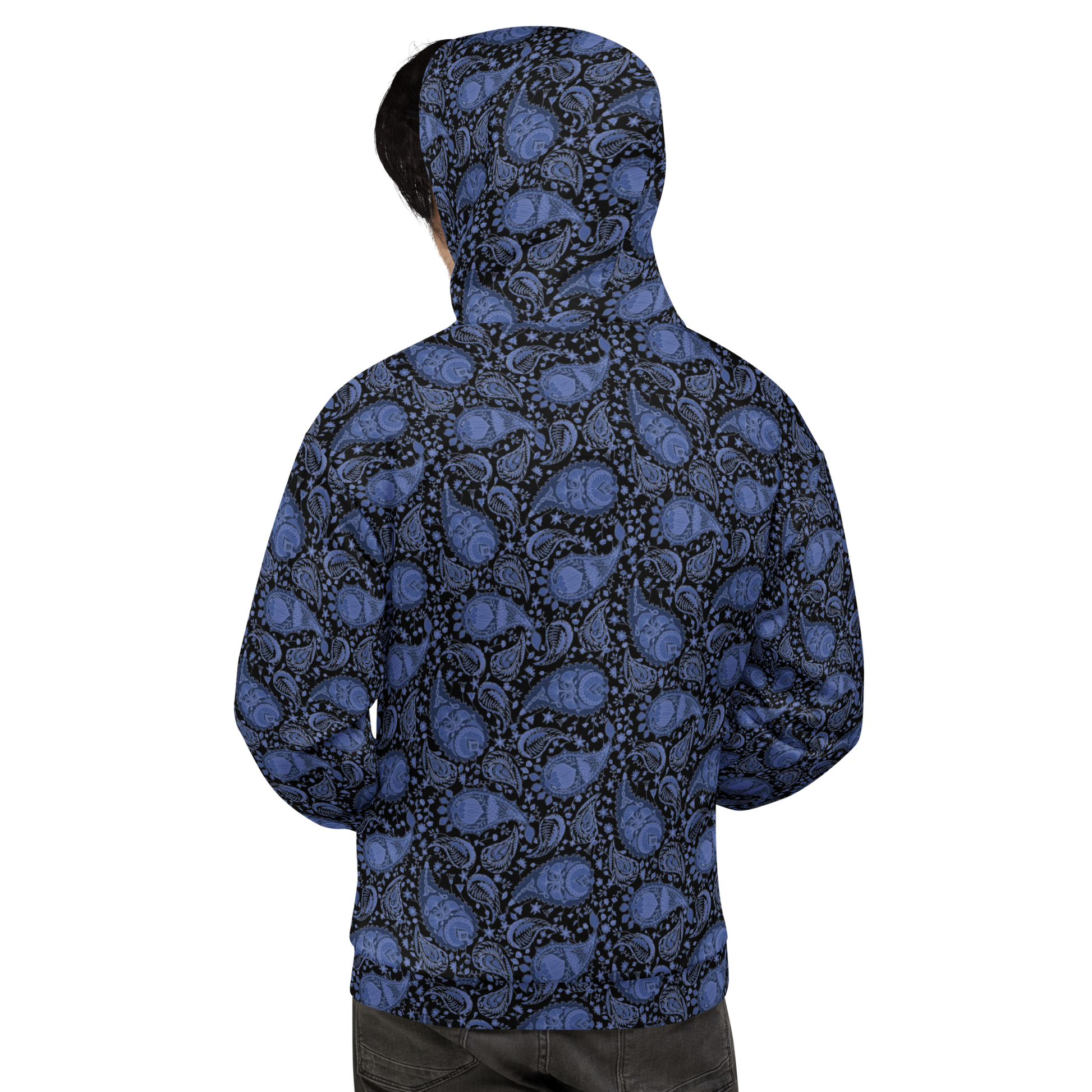 Paisley Field Hoodie - Unisex Comfort and Style for Every Occasion - Wylodesigns