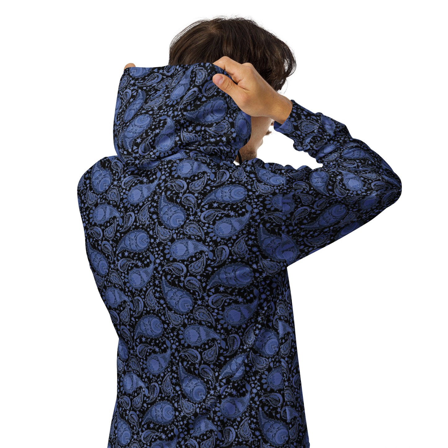 Paisley Pattern Hoodie - Unisex Zip Style for Ultimate Comfort - Wylodesigns