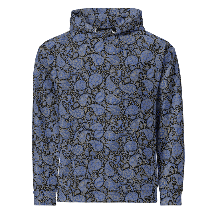 Paisley Rain Luxe Hoodie - Unisex Luxe Comfort for Stylish Days