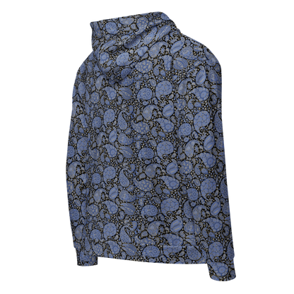 Paisley Pattern Hoodie – Luxe Unisex Zip Design for Comfort & Style