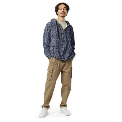 Paisley Pattern Hoodie – Luxe Unisex Zip Design for Comfort & Style