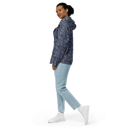 Paisley Pattern Hoodie – Luxe Unisex Zip Design for Comfort & Style