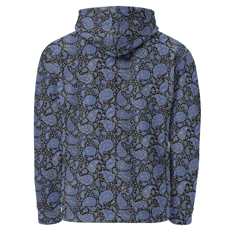 Paisley Rain Luxe Hoodie - Unisex Luxe Comfort for Stylish Days