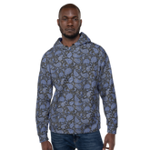Paisley Rain Luxe Hoodie - Unisex Luxe Comfort for Stylish Days