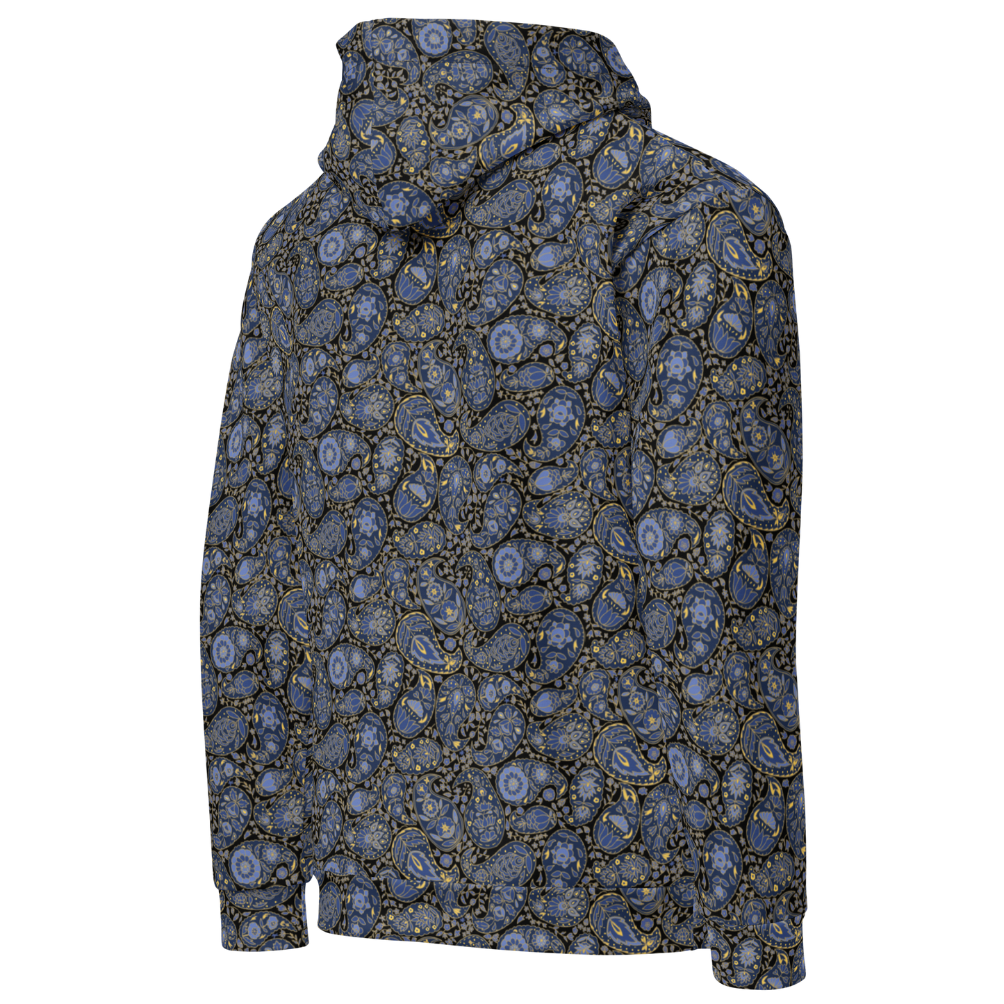 Paisley Pattern Hoodie  Storm Luxe Unisex Floral Sweatshirt