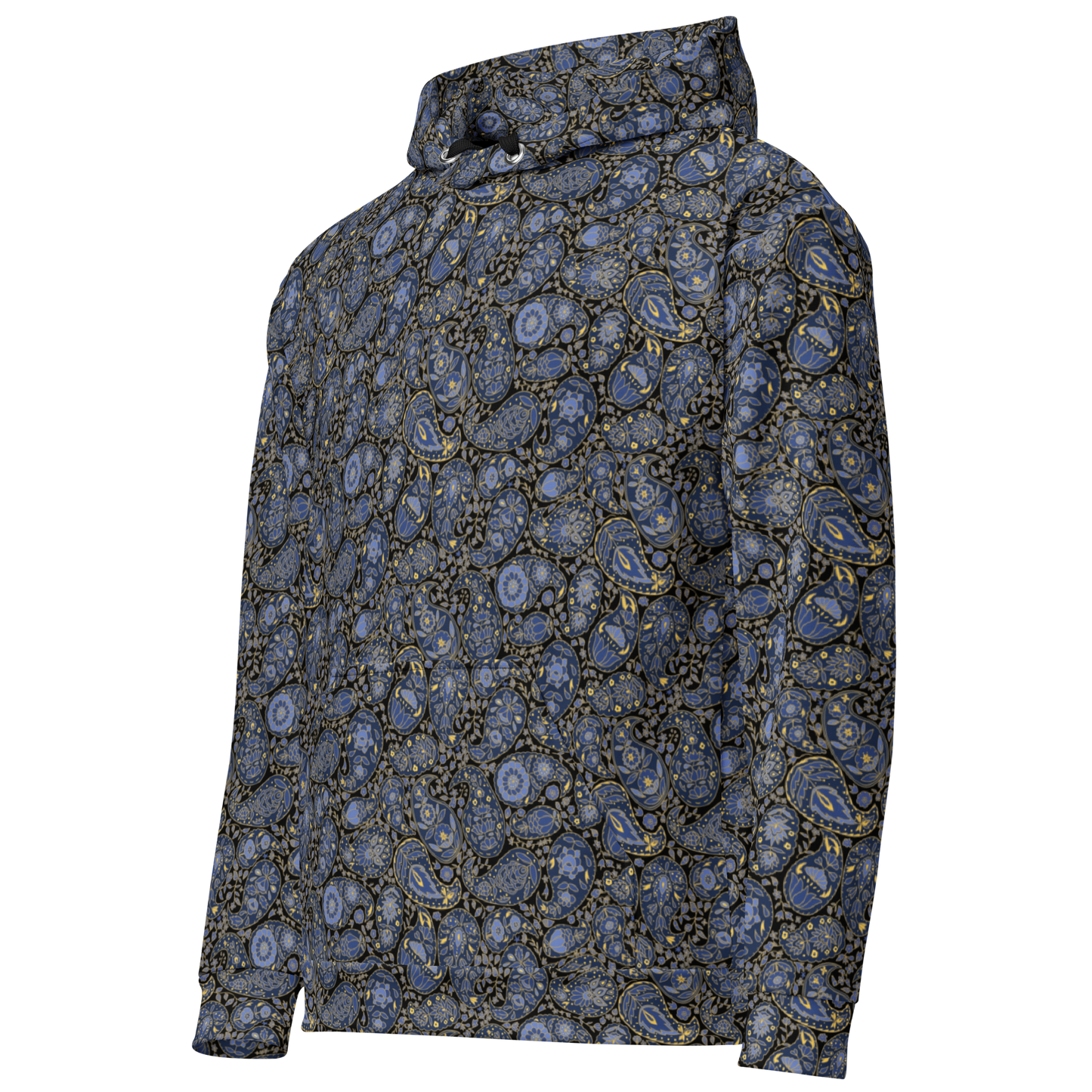 Paisley Pattern Hoodie  Storm Luxe Unisex Floral Sweatshirt