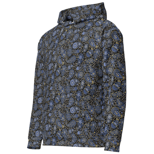 Paisley Pattern Hoodie  Storm Luxe Unisex Floral Sweatshirt