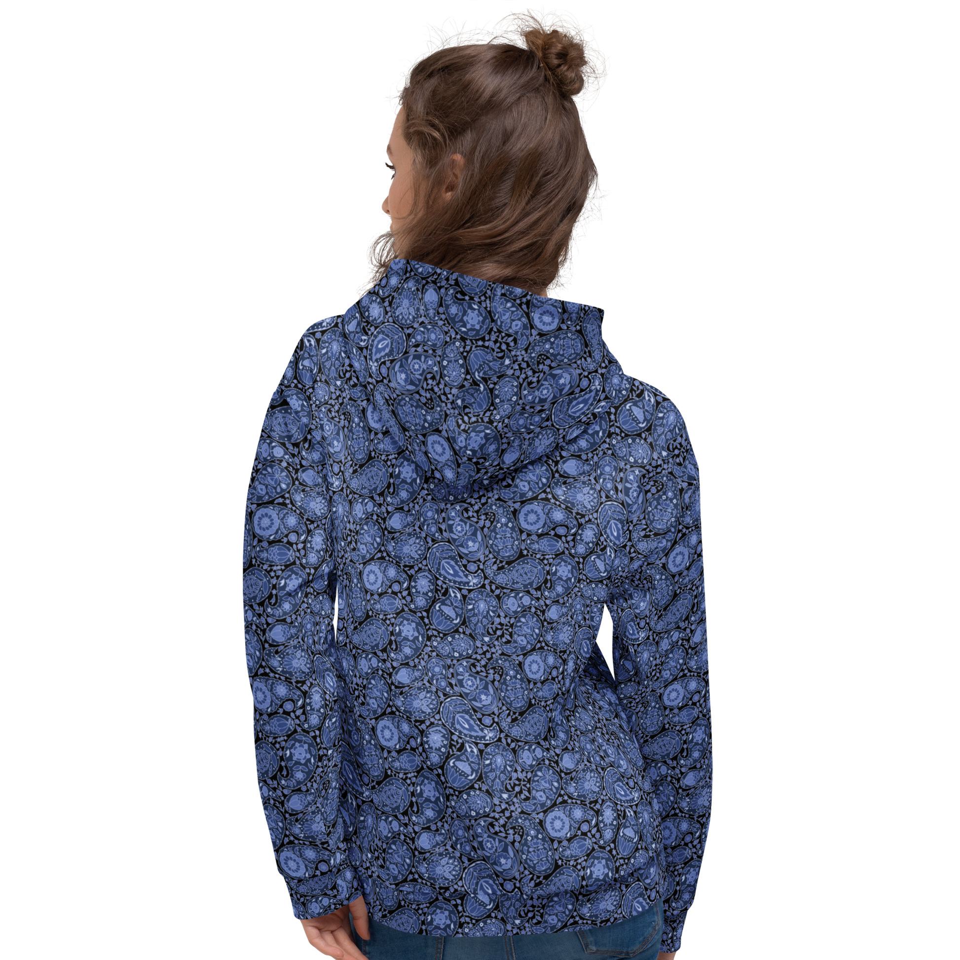 Paisley Pattern Hoodie - Experience Premium Style and Comfort for Timeless Elegance - Wylodesigns