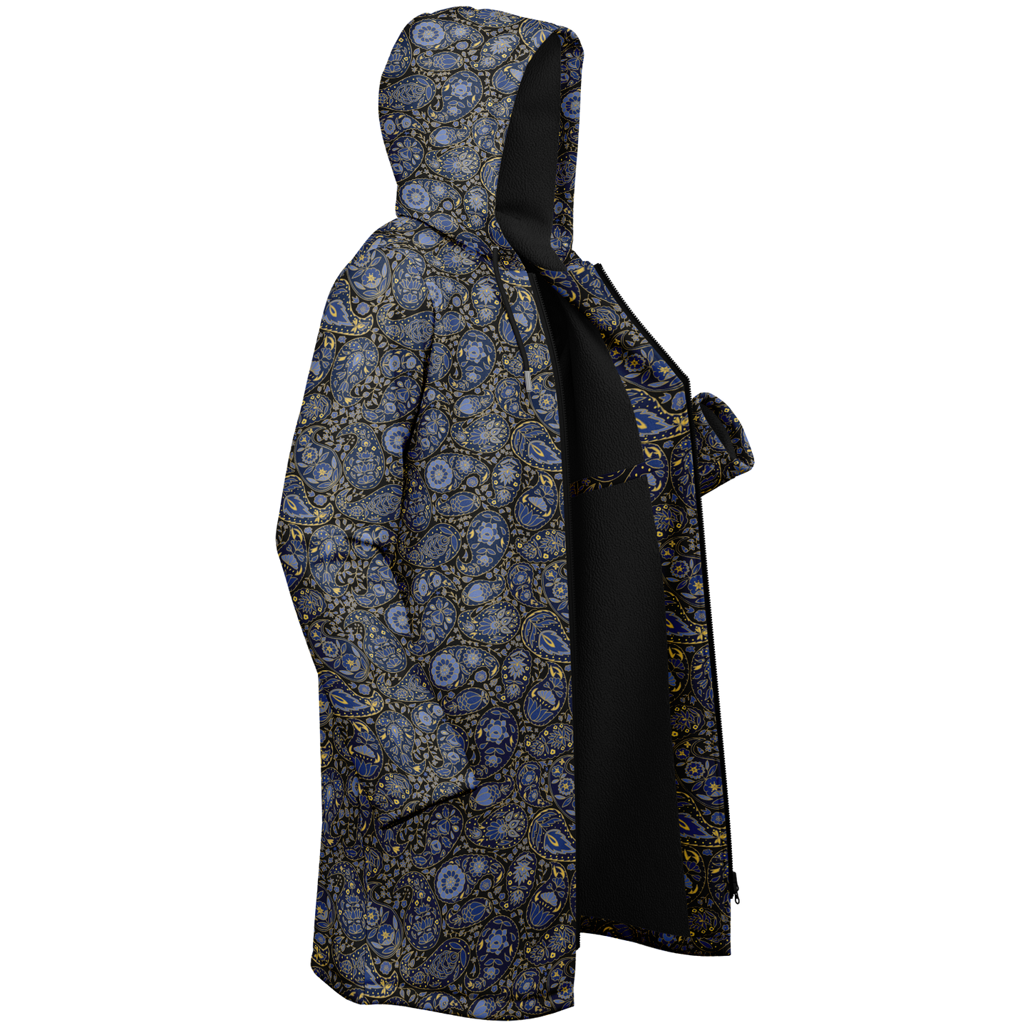 paisley storm zipper cloak