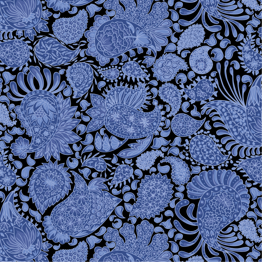 Probably Paisley Midnight Hoodie