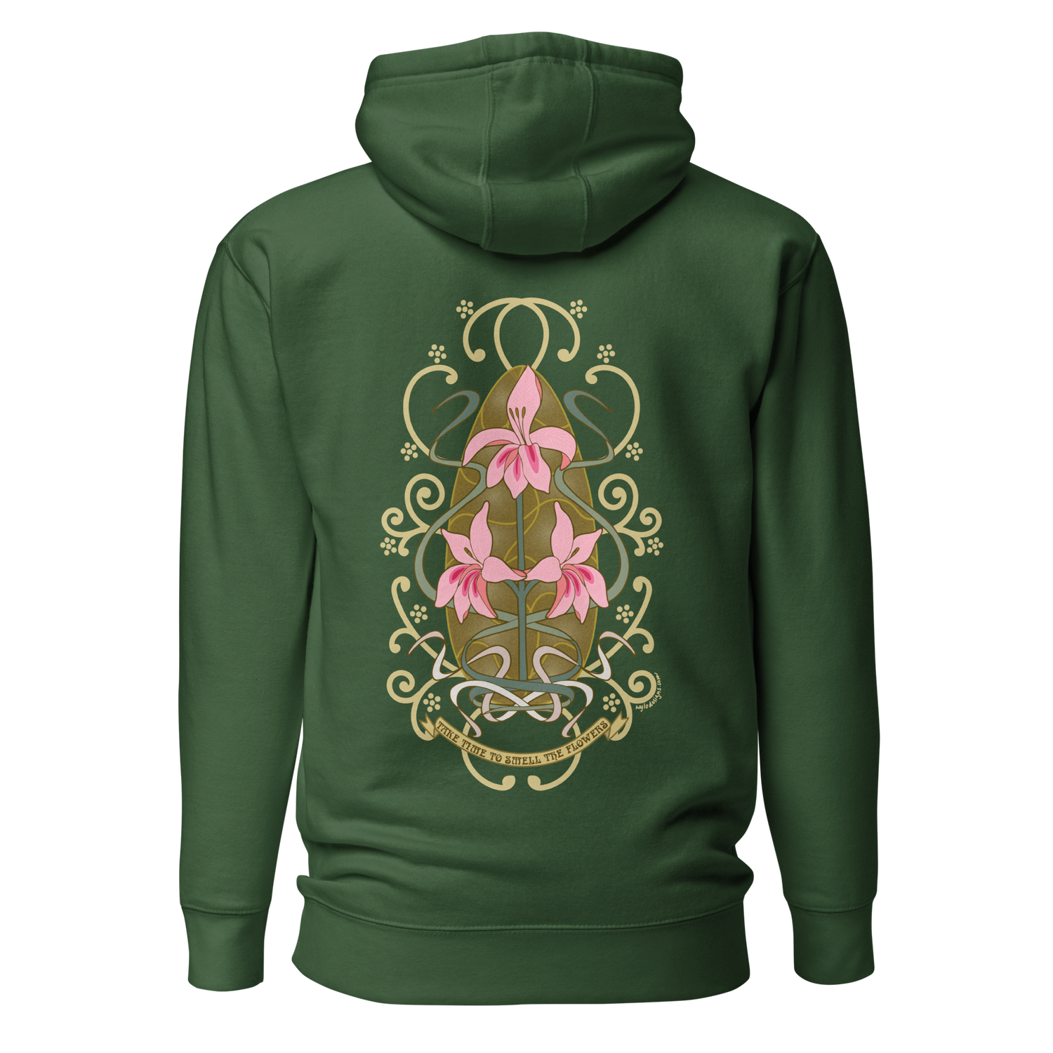 Robinetta Art Hoodie green