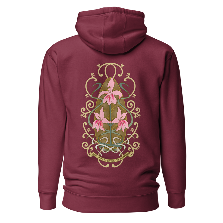 Robinetta Art Hoodie maroon