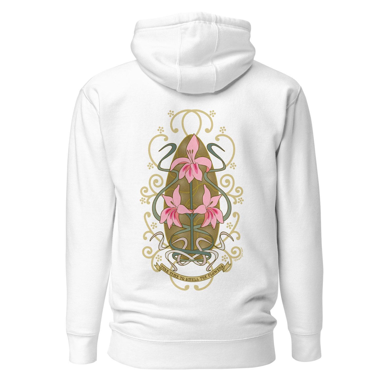 Robinetta Art Hoodie white