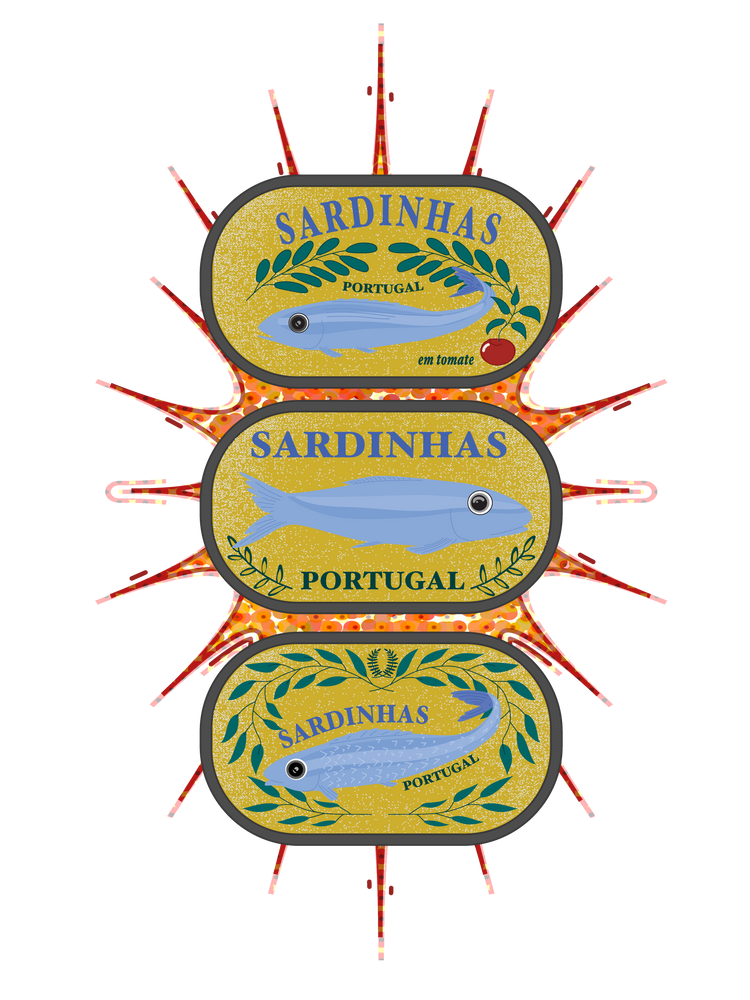 Three decorative signs with &