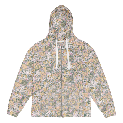 Shroomie Wild Flower Hoodie - Colourful Custom All-Over-Print (AOP) Design - Wylodesigns