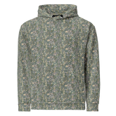 wildflower meadow floral pattern hoodie
