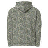 wildflower meadow floral pattern hoodie