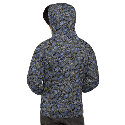 Paisley Pattern Hoodie  Storm Luxe Unisex Floral Sweatshirt
