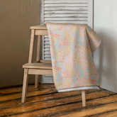 Wildflower field floral printed beach towel
