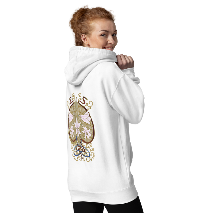 Belladonna Art Hoodie white