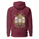 Belladonna Art Hoodie maroon