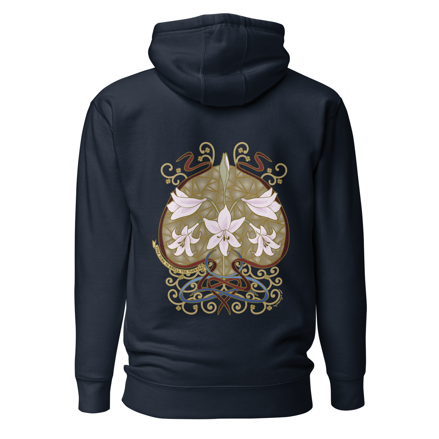 Belladonna Art Hoodie navy blazer