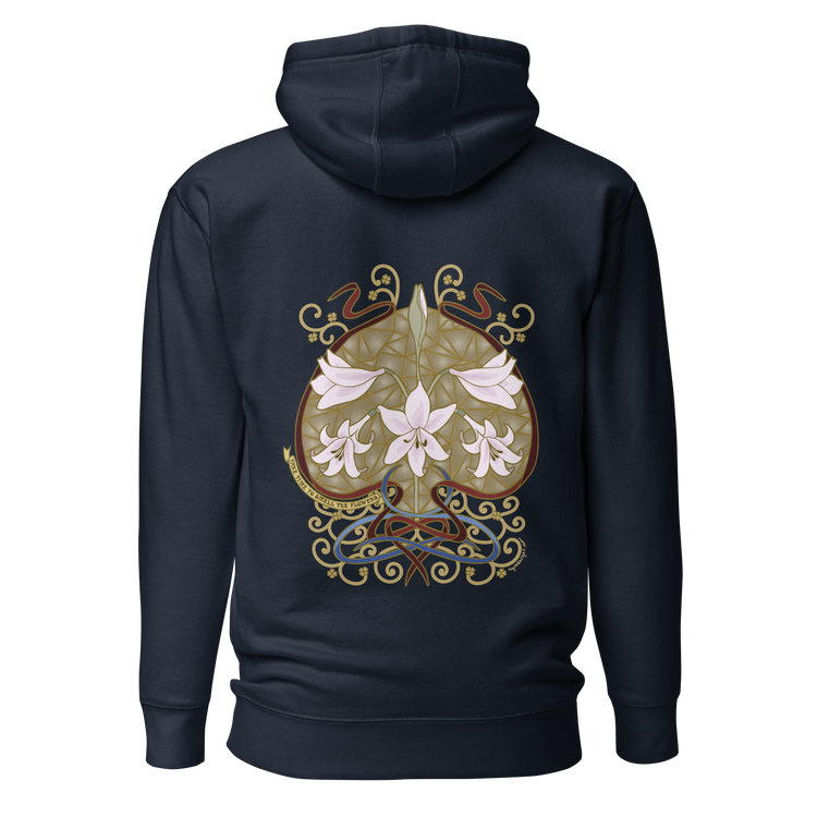 Belladonna Art Hoodie navy blazer