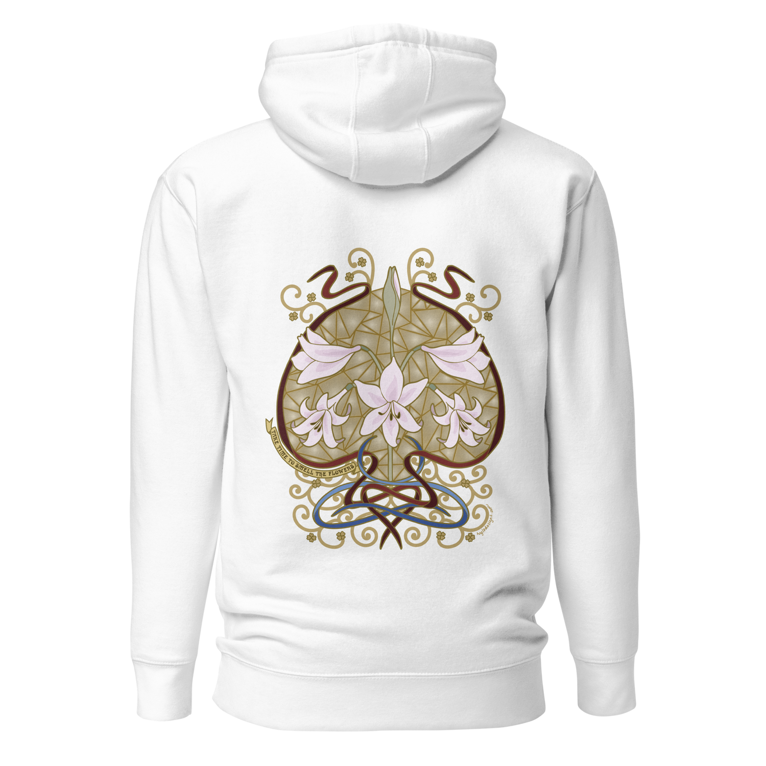 Belladonna Art Hoodie white