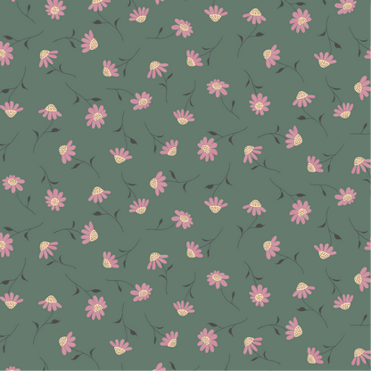 Echinacea Floral Hoodie