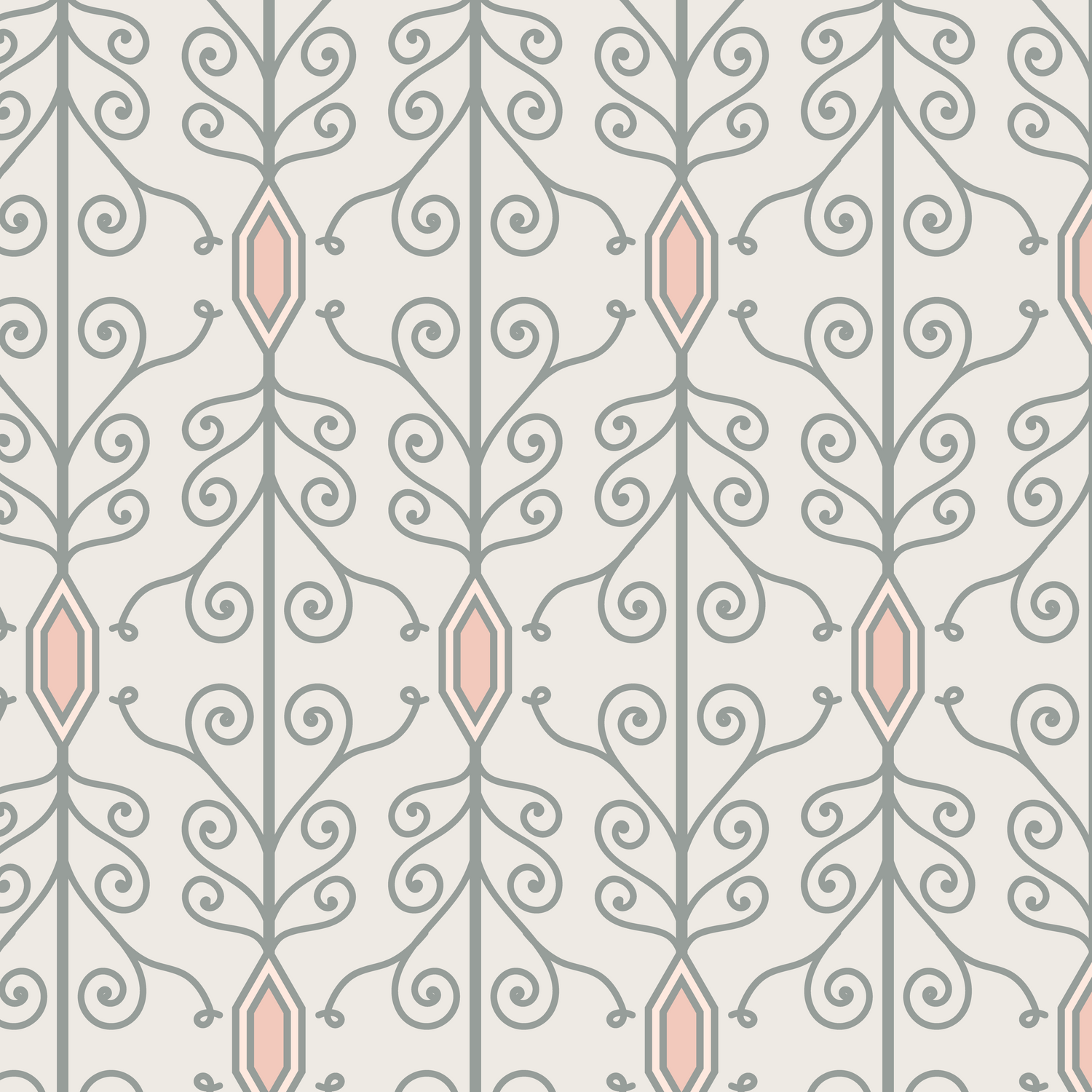 graphic poppy pattern