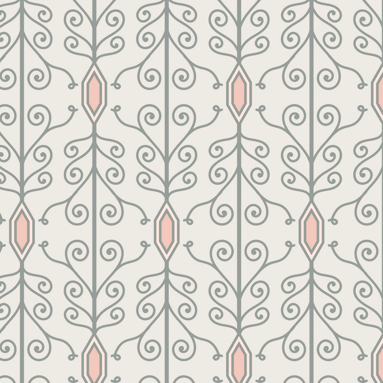 graphic poppy pattern