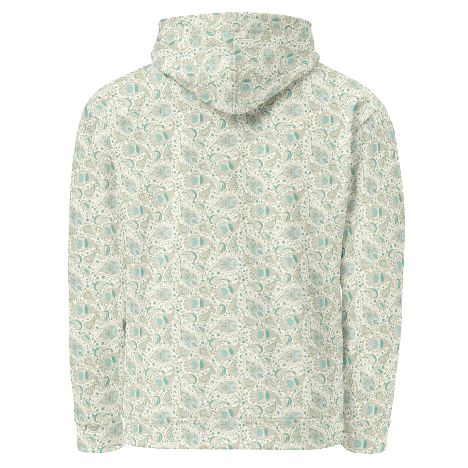 Paisley Field Winter Hoodie Unisex Comfort and Style