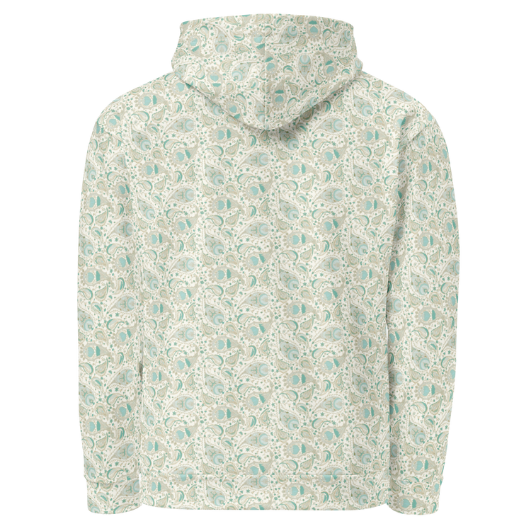 Paisley Field Winter Hoodie Unisex Comfort and Style