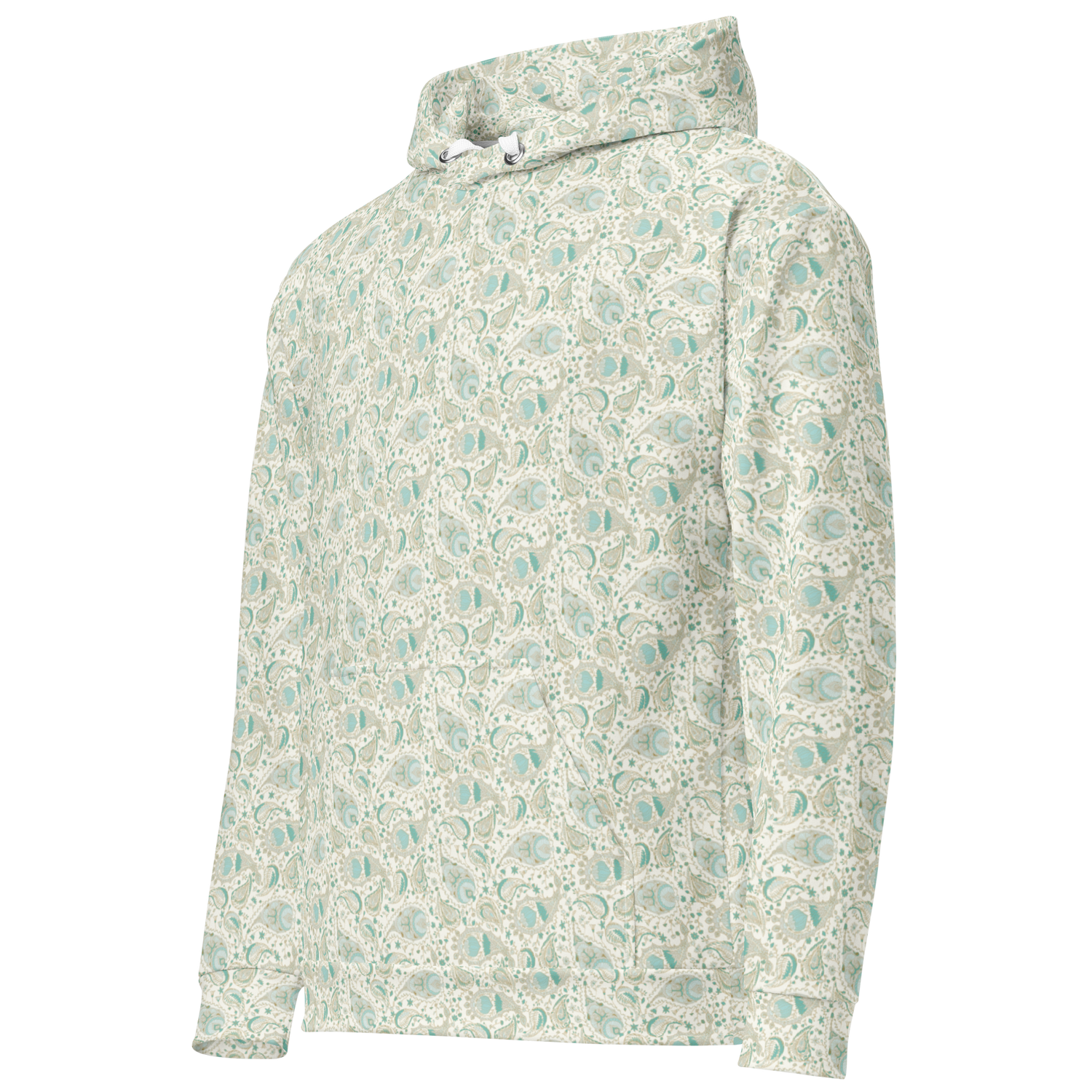 Paisley Field Winter Hoodie Unisex Comfort and Style