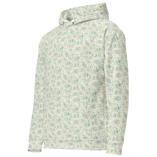 Paisley Field Winter Hoodie Unisex Comfort and Style