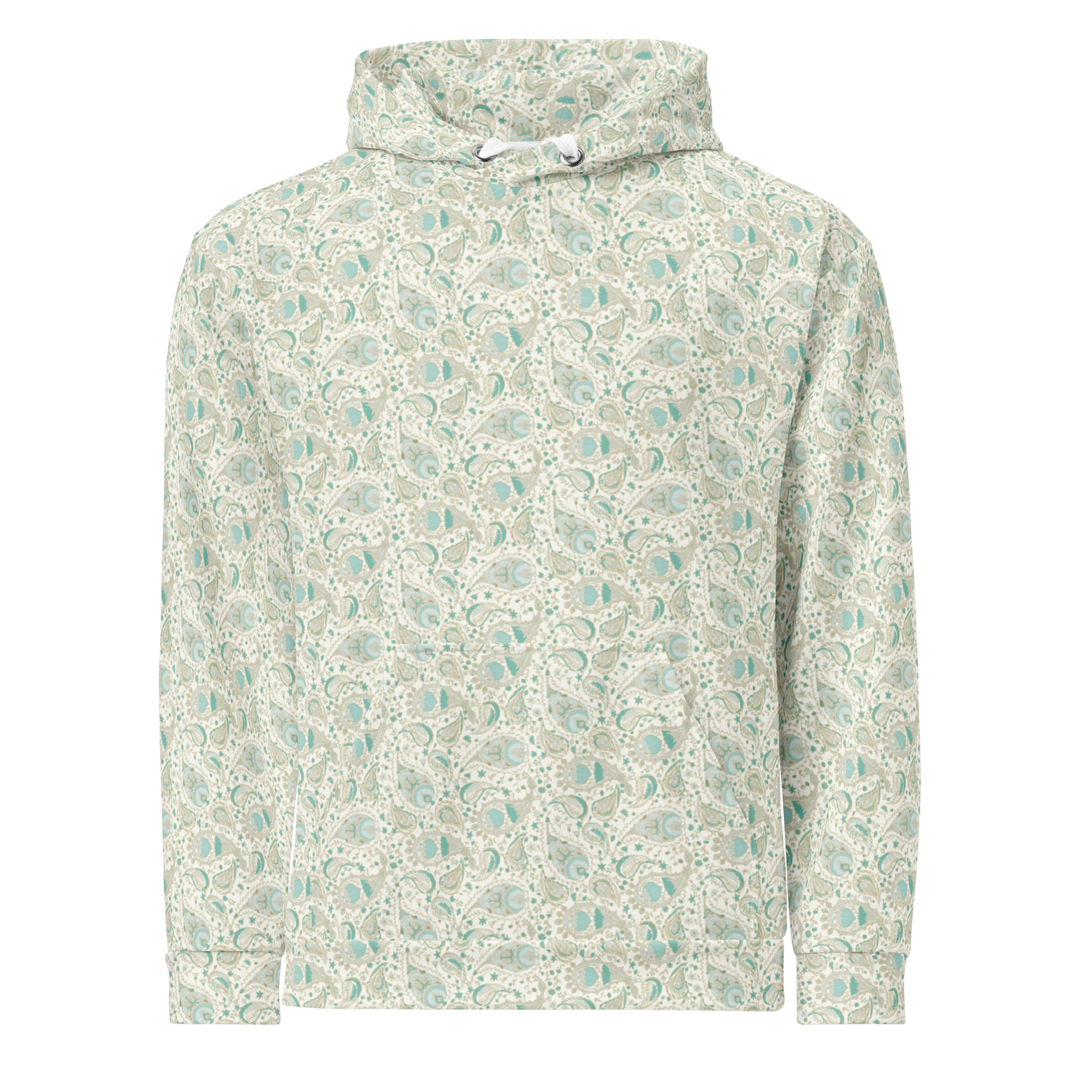 Paisley Field Winter Hoodie Unisex Comfort and Style