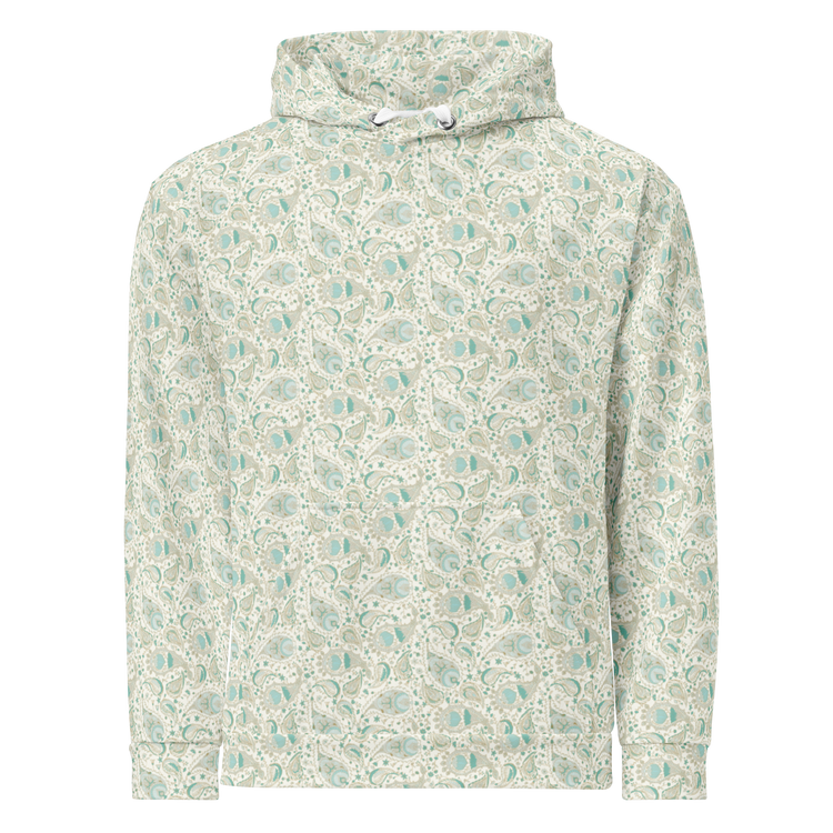 Paisley Field Winter Hoodie Unisex Comfort and Style