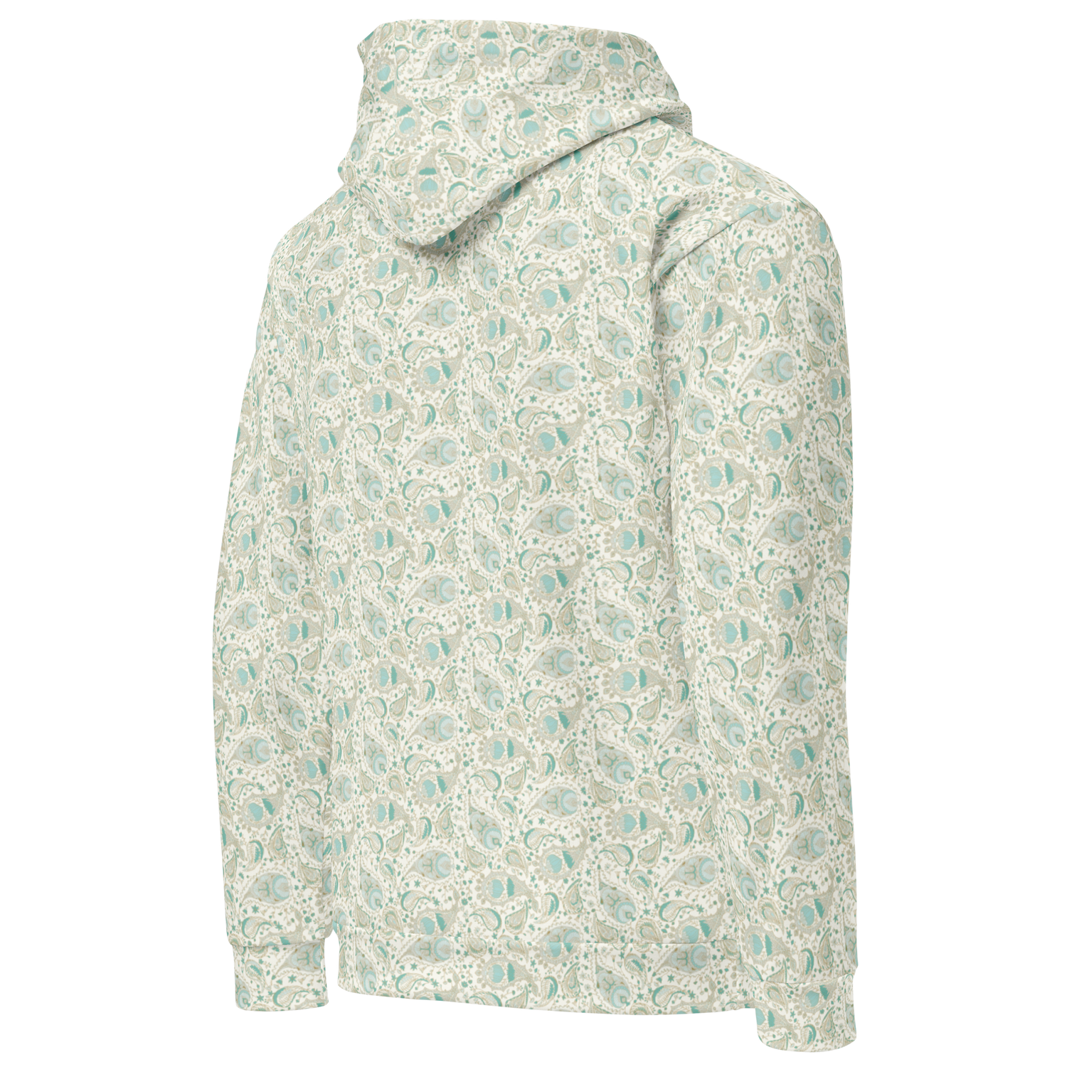 Paisley Field Winter Hoodie Unisex Comfort and Style
