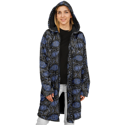 Paisley Field Zipper Cloak