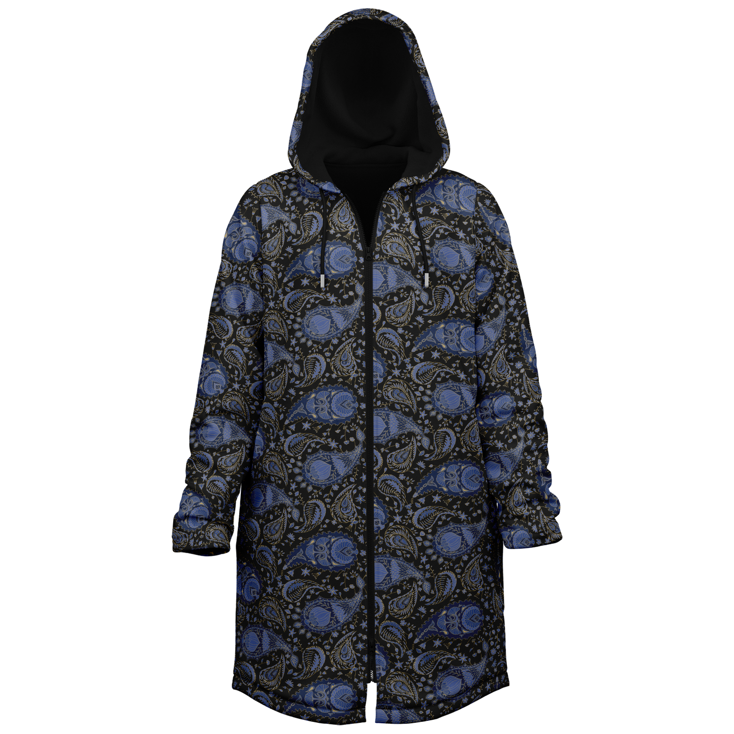 Paisley Field Zipper Cloak