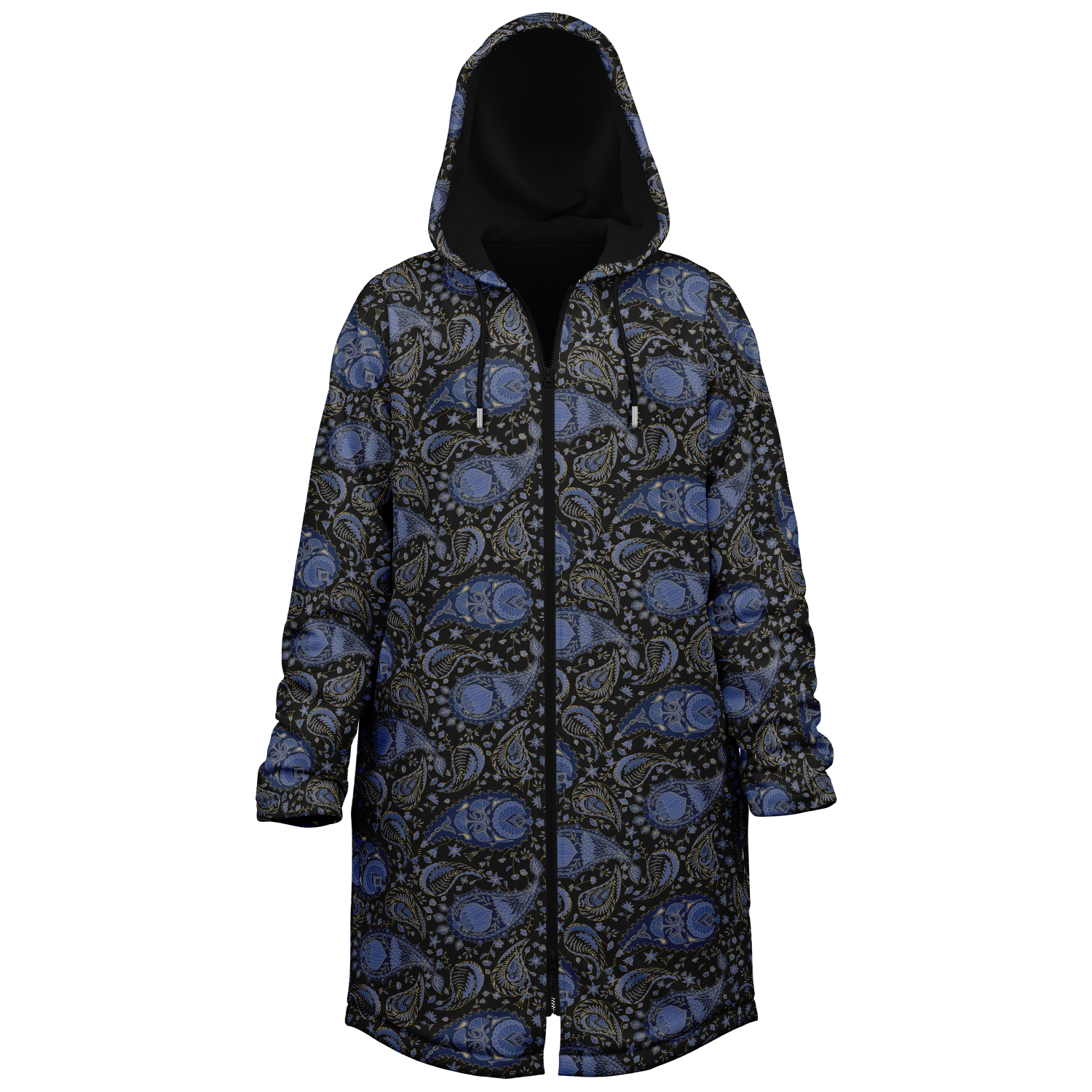 Paisley Field Zipper Cloak