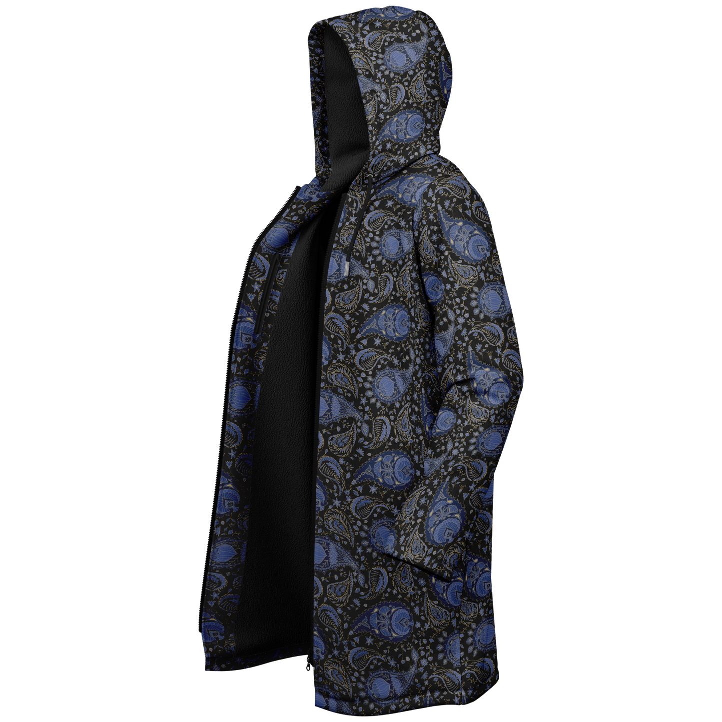 Paisley Field Zipper Cloak