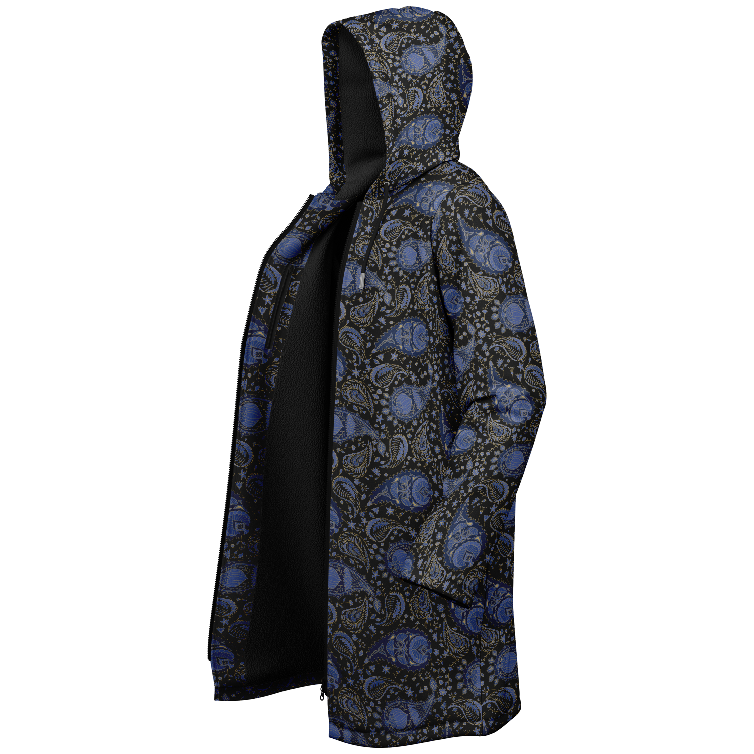 Paisley Field Zipper Cloak