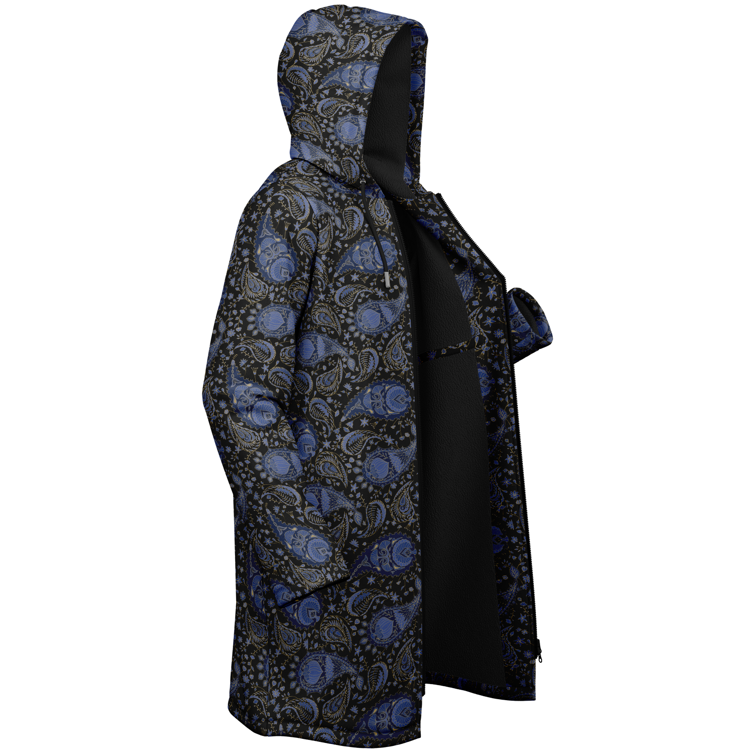 Paisley Field Zipper Cloak