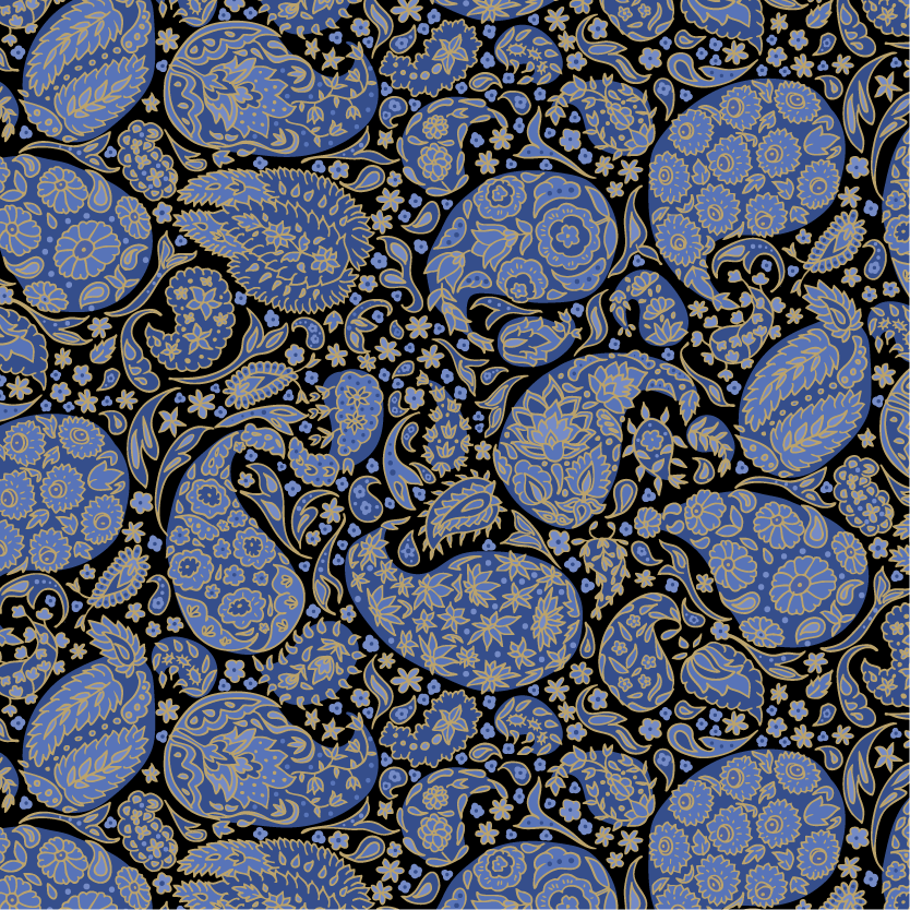 Paisley Pattern Hoodie – Luxe Unisex Zip Design for Comfort & Style