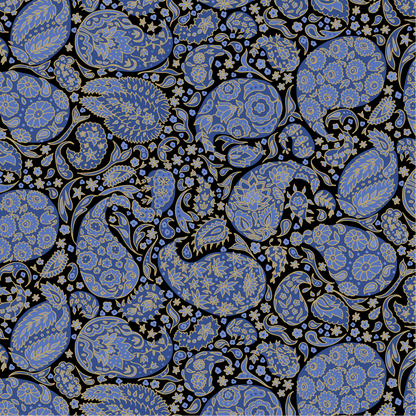 Paisley Pattern Hoodie – Luxe Unisex Zip Design for Comfort & Style