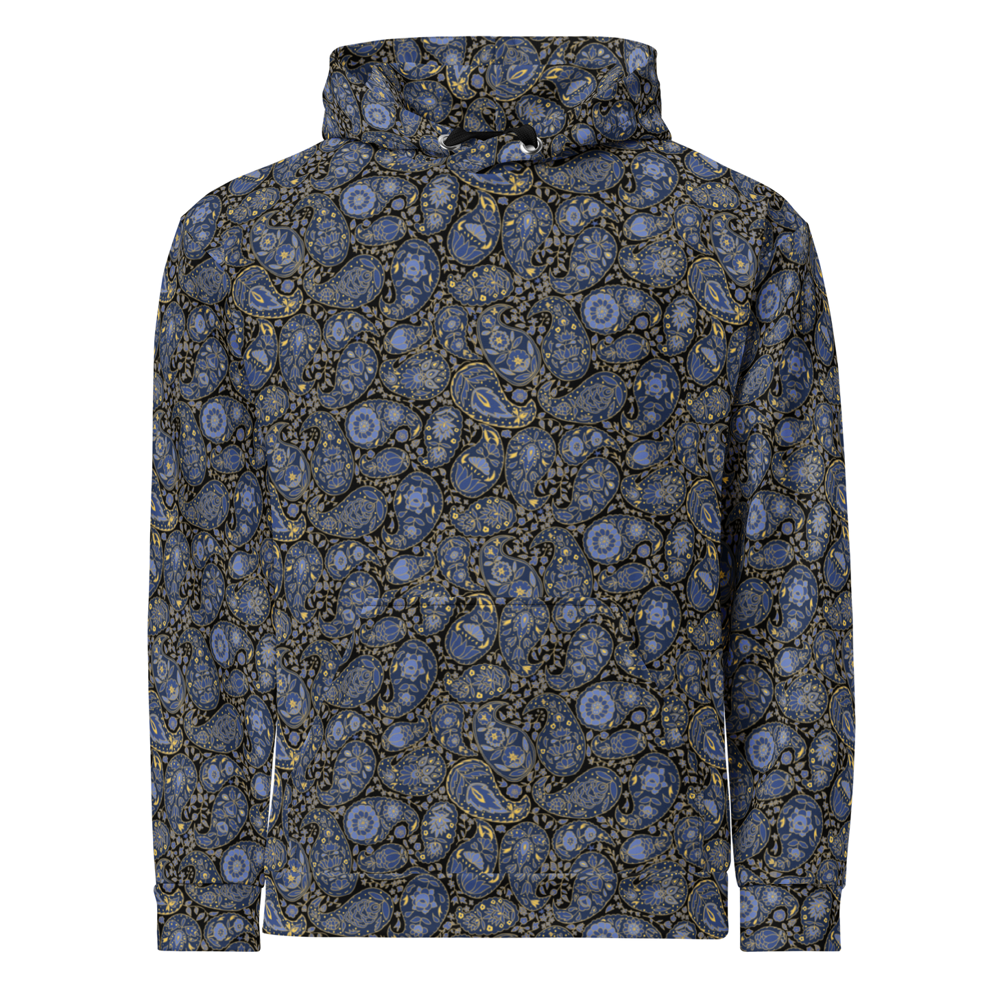 Paisley Pattern Hoodie  Storm Luxe Unisex Floral Sweatshirt