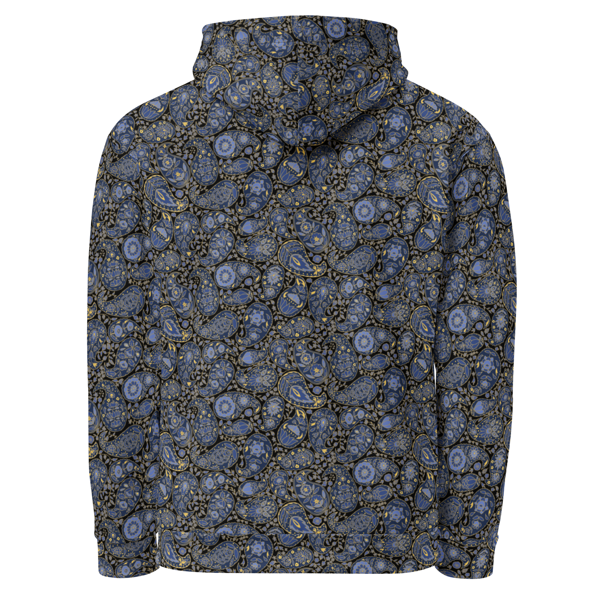 Paisley Pattern Hoodie  Storm Luxe Unisex Floral Sweatshirt